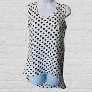 Kokomarina Asymmetrical polka dot Tank Top